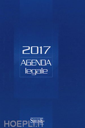  - agenda legale - 2017 - blu
