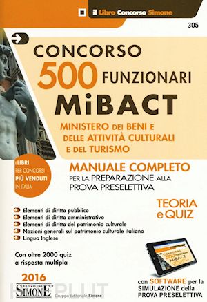 Concorso 500 Funzionari Mibact - Ministero Dei Beni E Delle Attivita ...