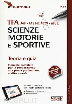 de notaris magda, lembo raffaella, bonsignore nazareno - tfa scienze motorie e sportive. a48-a49 (a029, a030)