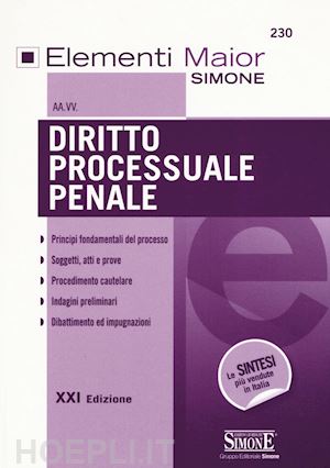 aa.vv. - diritto processuale penale