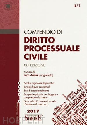 ariola luca (curatore) - compendio di diritto processuale civile