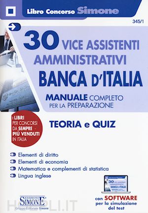 - 30 vice assistenti amministrativi - banca d'italia