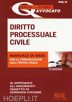  - diritto processuale civile