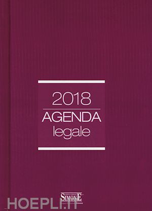  - agenda legale - 2018