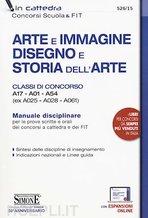 aa.vv. - arte e immagine, disegno e storia dell'arte -manuale -concorso/fit a17, a01, a54