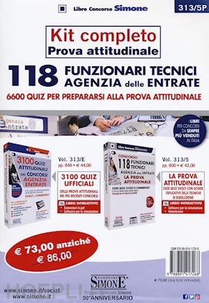 Kit Completo - Prova Attitudinale - 118 Funzionari Tecnici - Agenzia ...