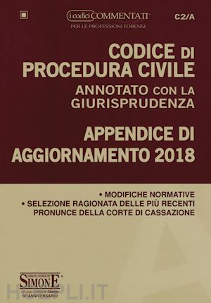  - codice di procedura civile - appendice di aggiornamento 2018