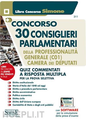 aa.vv. - concorso 30 consiglieri parlamentari