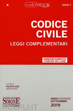 izzo fausto (curatore) - codice civile