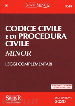  - codice civile e di procedura civile minor