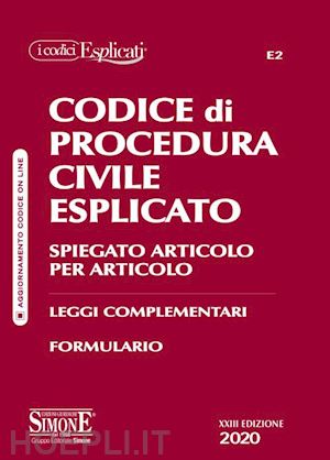  - codice di procedura civile esplicato