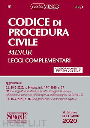 aa.vv. - codice di procedura civile minor
