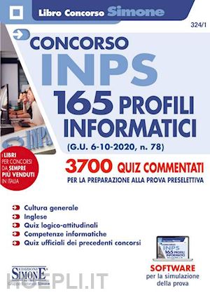  - concorso inps - 165 profili informatici