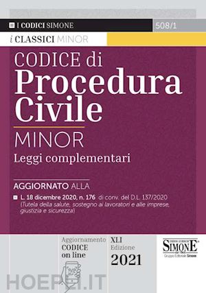  - codice di procedura civile - minor
