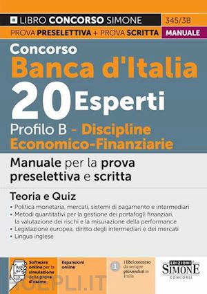 aa.vv. - concorso banca d'italia - 20 esperti profilo b