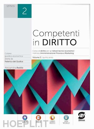 avolio alessandra - competenti in diritto. per le scuole superiori. con e-book. con espansione onlin