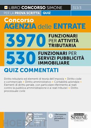 Concorso Agenzia Delle Entrate - Quiz Commentati - Aa.Vv. | Libro ...