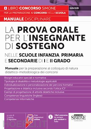 La prova orale Concorso Infanzia e Primaria - Manuale - Edizioni