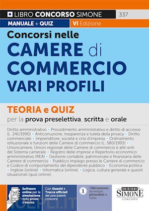 Concorsi Nelle Camere Di Commercio - Aa.Vv. | Libro Edizioni Giuridiche  Simone 02/2024 