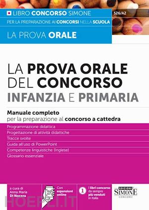 di nocera a. m. (curatore) - prova orale del concorso per infanzia e primaria. manuale completo per la prepar