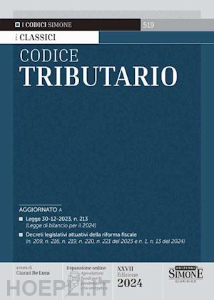 de luca gianni (curatore) - codice tributario