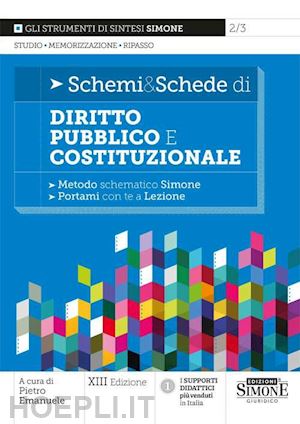 emanuele p. (curatore) - schemi & schede di diritto pubblico e costituzionale