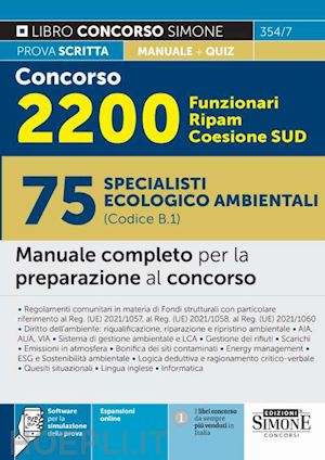 aa.vv. - concorso 2200 funzionari ripam coesione sud