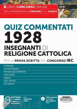  - concorso irc 1928 insegnanti di religione cattolica. quiz commentati per la prov