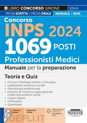 aa.vv. - concorso inps 2024 - 1069 posti professionisti medici