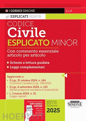 aa.vv. - codice civile - esplicato minor