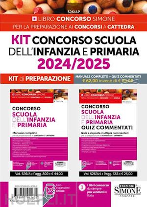 aa.vv. - concorso scuola dell'infanzia e primaria 2024/2025. kit di preparazione