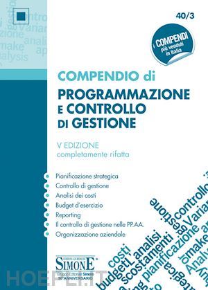redazioni edizioni simone - compendio di programmazione e controllo di gestione