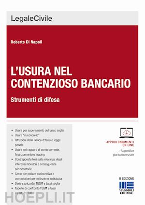 di napoli roberto - l'usura nel contenzioso bancario