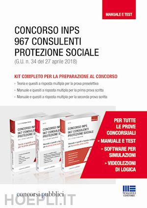  - concorso inps - 967 consulenti protezione sociale