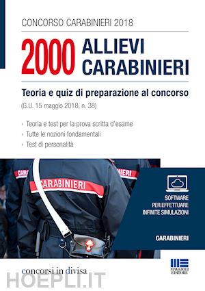  - concorso carabinieri 2018 - 2000 allievi carabinieri