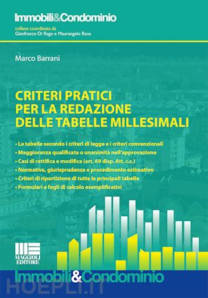 barrani marco - criteri pratici per la redazione delle tabelle millesimali