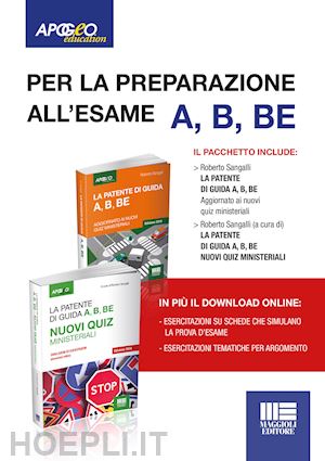 sangalli roberto - patente di guida a, b, be . kit manuale + quiz. con contenuto digitale per downl