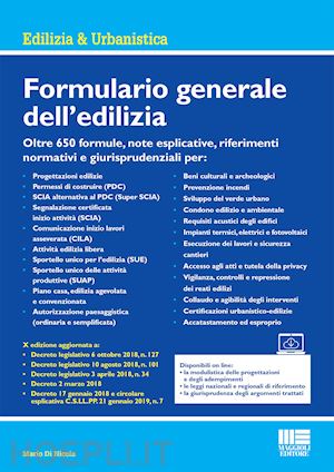 di nicola mario - formulario generale dell'edilizia