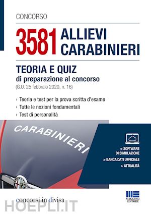 aa.vv. - concorso - 3581 allievi carabinieri