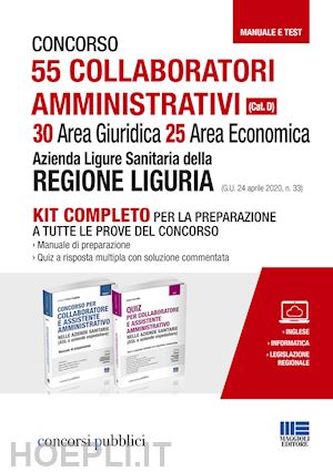  - concorso 55 collaboratori amministrativi asl regione liguria