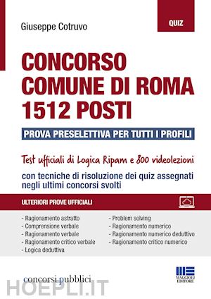 cotruvo giuseppe - concorso comune di roma 1512 posti