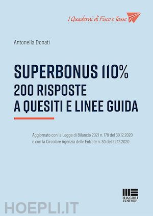 donati antonella - superbonus 110% - 200 risposte a quesiti e linee guida