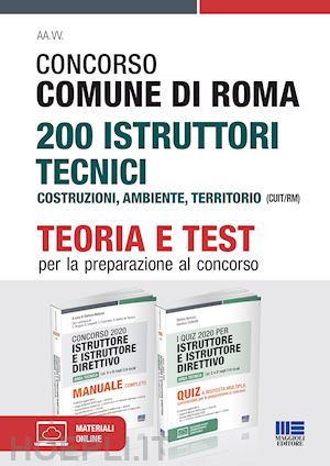 bertuzzi stefano; cottarelli gianluca - concorso comune di roma 200 istruttori tecnici costruzioni, ambiente, territorio