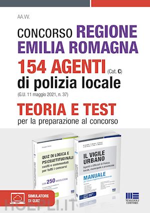cotruvo giuseppe - kit concorso emilia romagna - 154 agenti polizia municipale - teoria e test