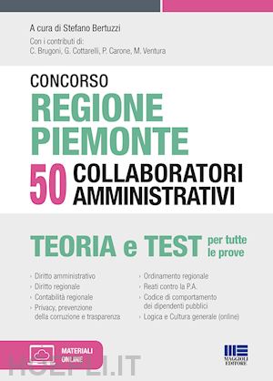  - concorso regione piemonte - 50 collaboratori amministrativi