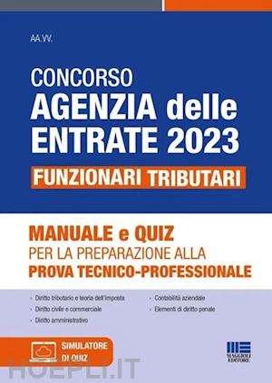 tramontano luigi; napolitano nicola - concorso agenzia delle entrate 2023 - funzionari tributari