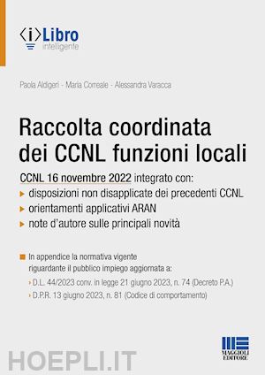 aldigeri paola; correale maria; varacca alessandra - raccolta coordinata dei ccnl funzioni locali