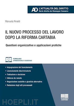 rinaldi manuela - il nuovo processo del lavoro dopo la riforma cartabia