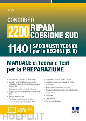  - concorso 2200 ripam coesione sud. 1140 specialisti tecnici per le regioni (b.6).