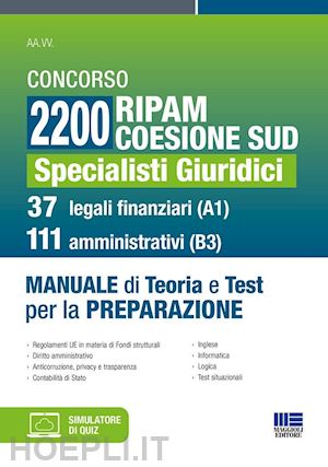 aa.vv. - concorso ripam - 2200 specialisti giuridici - coesione sud